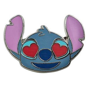 Disney Lilo & Stitch Emoji Blitz Hearts Eyes Pin Trading Pin 2017 Enamel